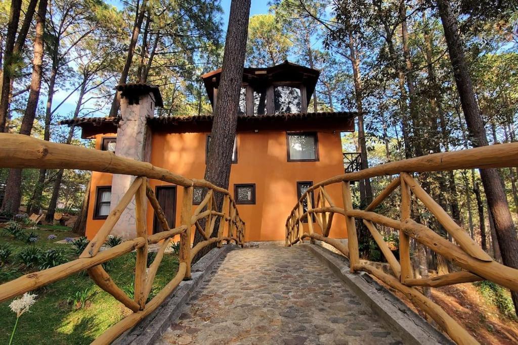Cabana Rustica A 1Km De Cascada Mazamitla Bagian luar foto